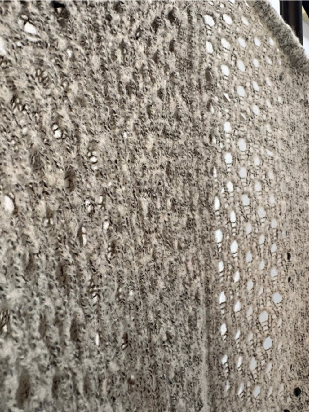 Cotton On Open Knit Cocoon Cardigan Sweater Grey/Beige Boho Size S - Picture 9 of 13